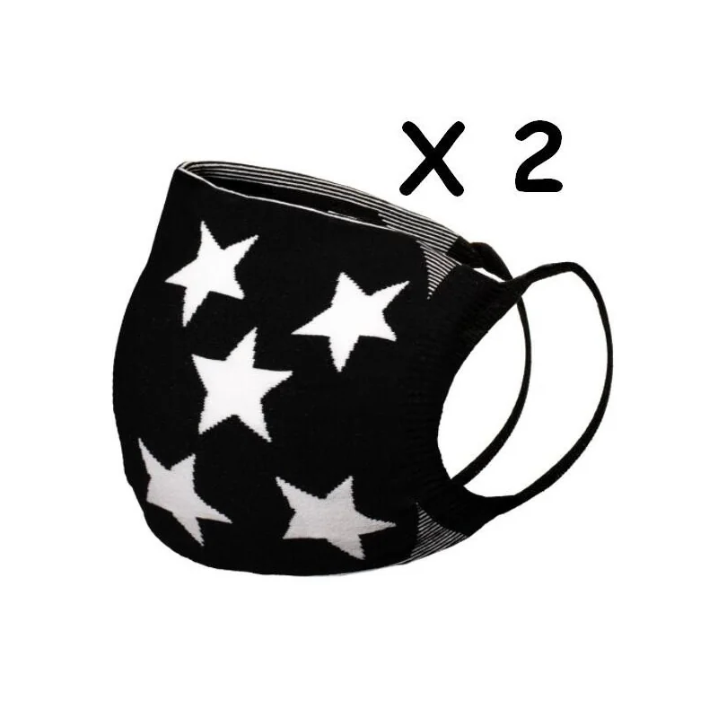 Lot De 2 Masques Barrière Motif étoiles 5 Lot De 2 Masques Barrière Motif étoiles – Image 3