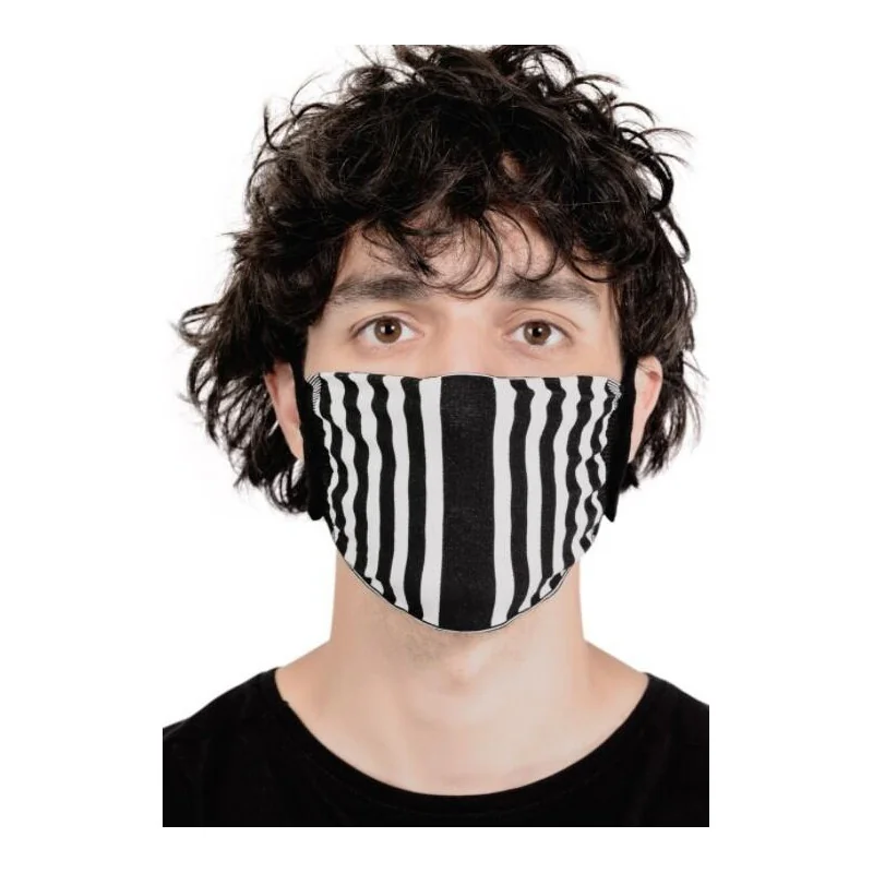 Lot De 2 Masques Barrières Rayures Rectangles 4 Lot De 2 Masques Barrières Rayures Rectangles – Image 2