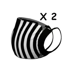 Lot De 2 Masques Barrières Rayures Rectangles 7 Lot De 2 Masques Barrières Rayures Rectangles -Meilleur Lingerie Magasin lot de 2 masques barrieres rayures rectangles 2