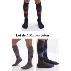 Mi Bas Coton Intrasia Le Lot Enfant