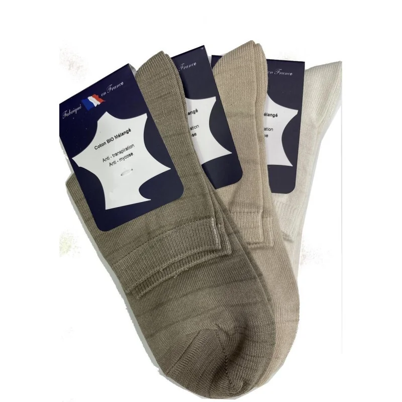 Mi Chaussettes Perrin Coton Bio 4 Mi Chaussettes Perrin Coton Bio – Image 2