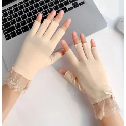 Mitaines Dentelle Et Coton à Grip -Meilleur Lingerie Magasin mitaines dentelle et coton a grip 2