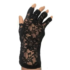 Mitaines Noires Dentelle Authentique -Meilleur Lingerie Magasin mitaines noires dentelle authentique 2