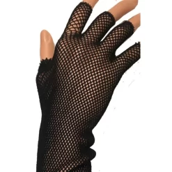 Mitaines Resille Noire Fines Longues -Meilleur Lingerie Magasin mitaines resille noire fines longues 2