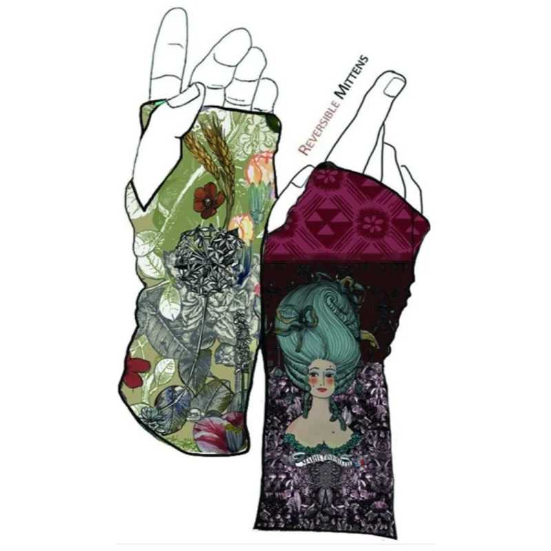 Mitaines Reversibles Duchesse Dragée Marieantoilette 3 Mitaines Reversibles Duchesse Dragée Marieantoilette