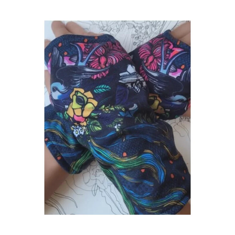 Mitaines Reversibles Flora Lillith Marieantoilette 4 Mitaines Reversibles Flora Lillith Marieantoilette – Image 2