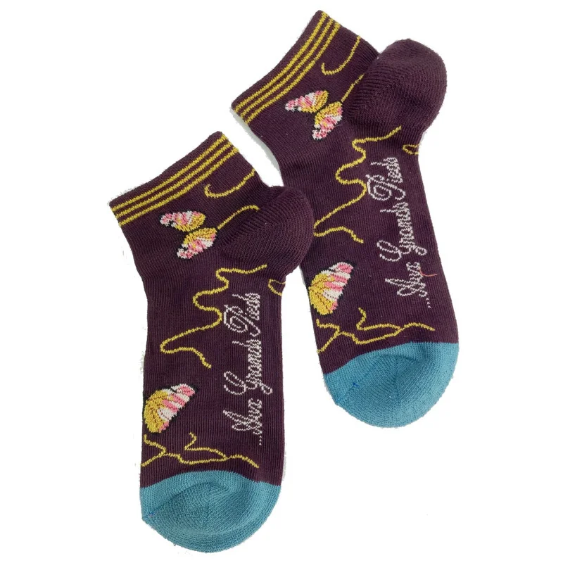 Socquettes Sport Berthe Aux Grands Pieds Papillons 4 Socquettes Sport Berthe Aux Grands Pieds Papillons – Image 2