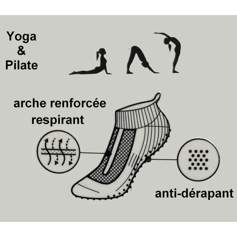 Socquettes Yoga Et Pilate Ysabel Mora 4 Socquettes Yoga Et Pilate Ysabel Mora – Image 2
