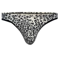 String Coton Imprimé Léopard Darkzone -Meilleur Lingerie Magasin string coton imprime leopard darkzone 2