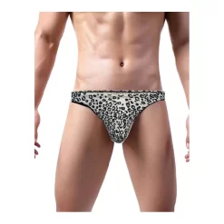 String Coton Imprimé Léopard Darkzone