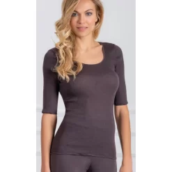 T Shirt Moretta Liane Et Soie Manche Courte